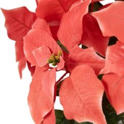 Northlight 28" Dark Pink Artificial Christmas Poinsettia with Gold Wrapped Base -Northlight Christmas Store GUEST 8888e533 a0c1 492e bc01 befece789537