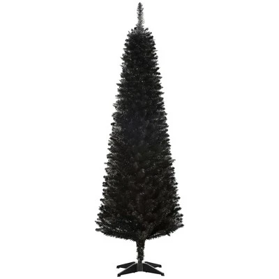 HOMCOM 70.75" Artificial Christmas Pencil Tree Holiday Xmas Tree Home Indoor Decoration 11 HOMCOM 70.75" Artificial Christmas Pencil Tree Holiday Xmas Tree Home Indoor Decoration - Image 9