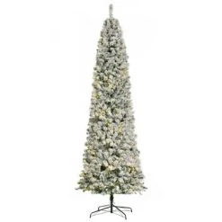 HOMCOM Pre-Lit Snow-Flocked Slim Douglas Fir Artificial Christmas Tree with Realistic Branches 22 HOMCOM Pre-Lit Snow-Flocked Slim Douglas Fir Artificial Christmas Tree with Realistic Branches -Northlight Christmas Store GUEST 88b976ee bed2 4448 a4c3 cc78b4e5fbea