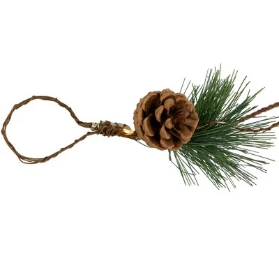 Northlight 6.5' Pre-Lit Pine and Berry Artificial Christmas Garland, Warm White LED Lights 6 Northlight 6.5' Pre-Lit Pine and Berry Artificial Christmas Garland, Warm White LED Lights - Image 4