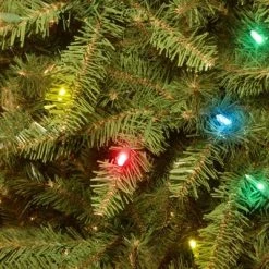 4.5ft Pre-lit Dunhill Fir Hinged Artificial Christmas Tree Multicolor Lights - National Tree Company -Northlight Christmas Store GUEST 88fdb1f2 35cd 4456 8cf7 9a0493a056d8
