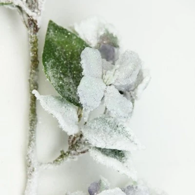 Allstate Floral 5" Lavender Snow Quince Blossom Artificial Floral Christmas Spray 3 Allstate Floral 5" Lavender Snow Quince Blossom Artificial Floral Christmas Spray