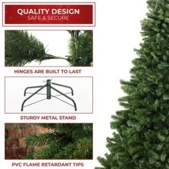 Casafield Artificial Green Spruce Christmas Tree with Metal Stand -Northlight Christmas Store GUEST 8a269682 a923 4615 ad10 f29f724e8274