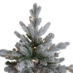 Northlight 7.5' Pre-Lit Flocked Saratoga Spruce Artificial Christmas Tree - Clear Lights -Northlight Christmas Store GUEST 8a6e967d 753d 485f b92b 0d660292466e