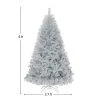 Costway 6Ft Hinged Unlit Artificial Silver Tinsel Christmas Tree Holiday w/Metal Stand -Northlight Christmas Store GUEST 8ac8c807 f3fe 4b98 8e3a c12c01013579