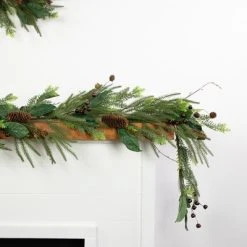 Northlight 6' Mixed Foliage with Pine Cones and Berries Christmas Garland, Unlit -Northlight Christmas Store GUEST 8b501ba4 282d 4bf3 969e a5cea22c2504