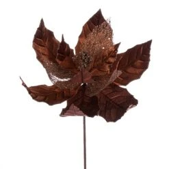 Vickerman 11" Velvet and Glitter Mesh Poinsettia Flower on Steem -Northlight Christmas Store GUEST 8b8d9c43 788f 4f30 bdb1 d68c07c9e922