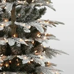 6.5ft Pre-Lit Flocked Alaskan Fir Artificial Christmas Tree - Puleo -Northlight Christmas Store GUEST 8bd671a6 71b7 43f2 a2c7 5642e78379d4