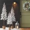 Pre-lit LED Dewdrop Downswept Flocked Balsam Fir with Basket Artificial Christmas Tree Warm White Lights - Wondershop™ -Northlight Christmas Store GUEST 8cdf9a8d 4bb8 420c 9738 70024165a600