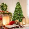 Costway 6ft7ft8ft Pre-lit Hinged Artificial Christmas Tree w/Pine Cones & Red Berries -Northlight Christmas Store GUEST 8dc12e72 45ac 4b2a 8358 9f045059330e
