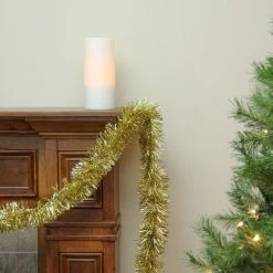 Northlight 50' x 2.5" Unlit Gold 8-Ply Foil Tinsel Christmas Garland 5 Northlight 50' x 2.5" Unlit Gold 8-Ply Foil Tinsel Christmas Garland -Northlight Christmas Store GUEST 8dc4cccb 99d7 4b2f 97a2 419919bd22f8