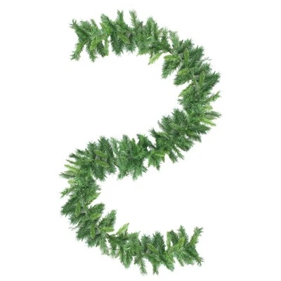 Northlight 9' x 10" Mixed Two-Tone Pine Artificial Christmas Garland, Unlit 4 Northlight 9' x 10" Mixed Two-Tone Pine Artificial Christmas Garland, Unlit - Image 2