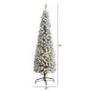 6ft Nearly Natural Pre-Lit Flocked Artificial Christmas Tree Clear Lights -Northlight Christmas Store GUEST 8f0982e6 c6ce 41ae b27b fdd0118ad03b