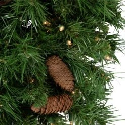 Northlight 30" Prelit Red Pine Artificial Christmas Teardrop Swag - Clear Lights -Northlight Christmas Store GUEST 8f32a3af 8f24 4a49 a771 d7de83419a89