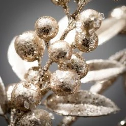 29"H Sullivans Champagne Berry Spray; Gold