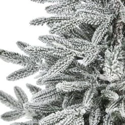 Nearly Natural 3.5-ft Flocked Manchester Spruce Artificial Christmas Tree with 50 Lights and 133 Bendable Branches in Metal Planter -Northlight Christmas Store GUEST 91d98367 6231 4f54 9931 9204b3851b77