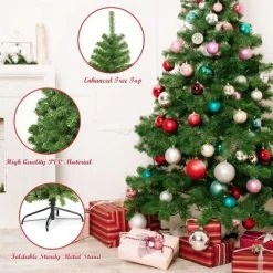 Costway 6Ft/7.5Ft/9Ft Unlit Hinged PVC Artificial Christmas Tree Premium Spruce Tree w/ 928 Tips/1346 Tips/2094 Tips 19 Costway 6Ft/7.5Ft/9Ft Unlit Hinged PVC Artificial Christmas Tree Premium Spruce Tree w/ 928 Tips/1346 Tips/2094 Tips -Northlight Christmas Store GUEST 92014ede d500 438c b370 71c66b214cec