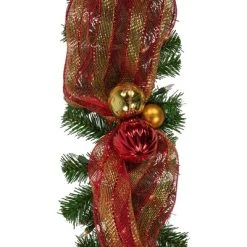 Northlight 6ft Pre-Lit Decorated Red and Gold Artificial Christmas Garland, Clear Lights 5 Northlight 6ft Pre-Lit Decorated Red and Gold Artificial Christmas Garland, Clear Lights -Northlight Christmas Store GUEST 9266e87a b500 4df3 9947 c25d8ed043c6