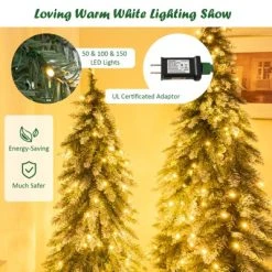 Costway Pre-Lit Christmas Tree Set of 3 Slim Artificial Lighted Xmas Decoration 3/4/5 FT 17 Costway Pre-Lit Christmas Tree Set of 3 Slim Artificial Lighted Xmas Decoration 3/4/5 FT -Northlight Christmas Store GUEST 92aeabcc 2d5a 479c b6ad 5833515e9601