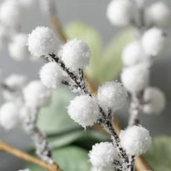 Sullivans Artificial Lambs Ear And Berry Stem Multicolor 29.5"H