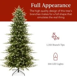 Best Choice Products Pre-Lit Artificial Aspen Noble Fir Christmas Tree w/ Branch Tips, LED Lights -Northlight Christmas Store GUEST 93309800 b238 4129 bbe9 825944336cef