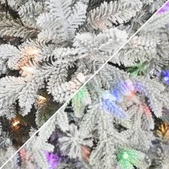 Puleo 7.5' Pre-Lit LED Flocked Downswept Full Royal Majestic Douglas Fir Artificial Christmas Tree Color Select Lights -Northlight Christmas Store GUEST 93341b3e 59a6 428f a3b4 3987cf8cb90a