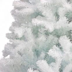 National Tree Company 7 Foot Full Bodied Flocked Unlit Snowy Festive Artificial Christmas Tree with 1,133 Branch Tips, & Metal Stand, White -Northlight Christmas Store GUEST 9449aace 6f1d 41d1 8e0e 645f3f3587e7