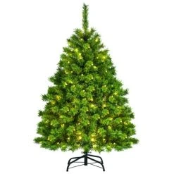 Tangkula Artificial Pre-Lit Christmas Tree, Green Flocked Christmas Hinged Tree w/ Branch Tips & Warm LED lights 22 Tangkula Artificial Pre-Lit Christmas Tree, Green Flocked Christmas Hinged Tree w/ Branch Tips & Warm LED lights -Northlight Christmas Store GUEST 949ef902 18f2 41ce bfc6 759cf17f286b