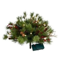 Plow & Hearth - Indoor / Outdoor Blue Ridge Urn Filler w/ Battery-Operated Dual-Function Lights