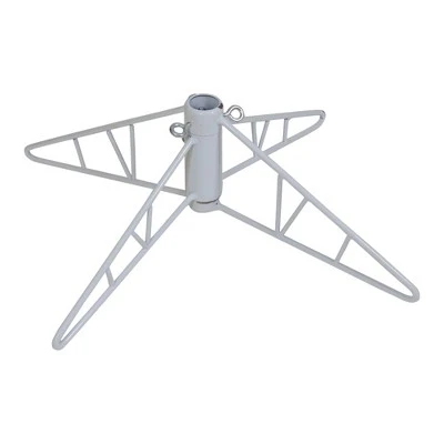 Northlight 7.5' Pre-Lit Silver Tinsel Pine Slim Artificial Christmas Tree - Clear Lights 6 Northlight 7.5' Pre-Lit Silver Tinsel Pine Slim Artificial Christmas Tree - Clear Lights - Image 4