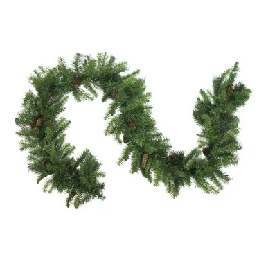 Northlight 50' x 12" Red Pine Artificial Christmas Garland, Unlit 3 Northlight 50' x 12" Red Pine Artificial Christmas Garland, Unlit