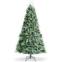 Tangkula 8 Ft Artificial Christmas Tree Mixed PE & PVC Xmas Tree Office and Party Festival Holiday Decor Green -Northlight Christmas Store GUEST 9519081e 4179 453a aaf0 5af4e8cf92dd