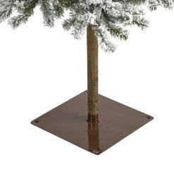 6ft Nearly Natural Pre-Lit Flocked Alpine Artificial Christmas Tree Clear Lights -Northlight Christmas Store GUEST 96619220 5384 4f89 b2b5 ce8aa55c7e76
