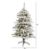 4ft Nearly Natural Pre-Lit LED Flocked Livingston Fir Artificial Christmas Tree Clear Lights -Northlight Christmas Store GUEST 9688a1c0 132a 4ca3 82e8 c5217464e5a1