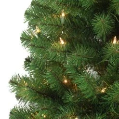 7.5ft Pre-lit Slim Artificial Christmas Tree Newcastle Fir - Puleo -Northlight Christmas Store GUEST 972f641c 15f6 4de0 a319 7e8a2ce77832