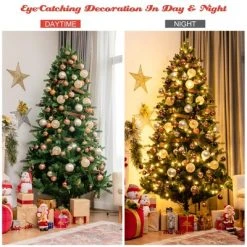 Costway 7.5FT Pre-Lit Artificial Christmas Tree 1242 Tips w/100 Ornaments and 250 Lights -Northlight Christmas Store GUEST 9796fd80 5587 4d77 abc1 9eb2e9df5058