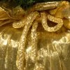 National Tree Company 24" Pre-Lit Majestic Fir Artificial Christmas Tree in Gold Cloth Bag with 35 Clear lights