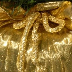 National Tree Company 24" Pre-Lit Majestic Fir Artificial Christmas Tree in Gold Cloth Bag with 35 Clear lights