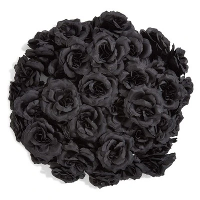 Bright Creations Juvale 50-Pack Artificial Black Roses, Stemless Silk Flowers for Wall Decorations, Wedding Receptions, Faux Bouquets, Spring Decor, 3 Inch 10 Bright Creations Juvale 50-Pack Artificial Black Roses, Stemless Silk Flowers for Wall Decorations, Wedding Receptions, Faux Bouquets, Spring Decor, 3 Inch - Image 8