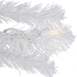 Northlight 9' x 8" Prelit Snow White Artificial Christmas Garland - Clear Lights -Northlight Christmas Store GUEST 9b2da6da 21fc 4195 9dc4 0b47875989e7