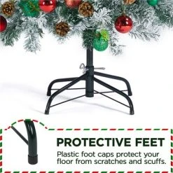 Yaheetech Frosted Artificial Christmas Tree Frosted Artificial Christmas Tree, Green -Northlight Christmas Store GUEST 9d071696 68be 4b21 9007 fe8d0e58bc1d