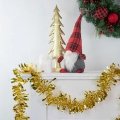 Northlight 50' x 3" Gold Boa Wide Cut Tinsel Christmas Garland - Unlit