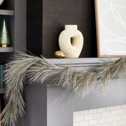 Artificial Christmas Garland Shimmer Long Needle Pine - Threshold™