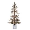 Haute Decor 5ft Pre-Lit LED Flocked Timberland Fir Artificial Christmas Tree - Haute Décor