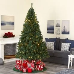 Nearly Natural 8-ft Northern Tip Artificial Christmas Tree with 450 Clear LED Lights -Northlight Christmas Store GUEST a4c791b9 9ea2 489b 8c44 ee52b1469e73