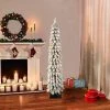 5ft Puleo Pre-Lit Flocked Slim Alpine Artificial Christmas Tree Clear Lights -Northlight Christmas Store GUEST a56cf14f 6028 47ce a585 798f65f1c99e
