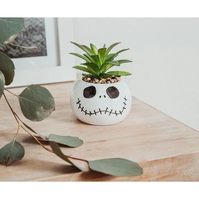 Toynk Silver Buffalo Disney The Nightmare Before Christmas Jack Skellington Ceramic Mini Planter 4 Toynk Silver Buffalo Disney The Nightmare Before Christmas Jack Skellington Ceramic Mini Planter - Image 2