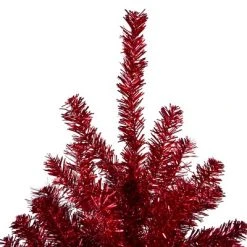 Northlight 7' Metallic Red Tinsel Artificial Christmas Tree - Unlit 8 Northlight 7' Metallic Red Tinsel Artificial Christmas Tree - Unlit -Northlight Christmas Store GUEST a6472898 6383 4370 ad4d 42bd8655fc86
