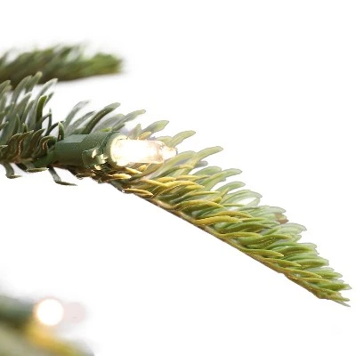 Primo International Puleo International Prelit Artificial Montclair Fir Holiday Tree with Clear Lights, Hinged Branches, & Stand 5 Primo International Puleo International Prelit Artificial Montclair Fir Holiday Tree with Clear Lights, Hinged Branches, & Stand - Image 3