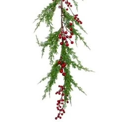 Northlight 5' x 10" Frosted Red Berry Artificial Christmas Garland, Unlit -Northlight Christmas Store GUEST a697d272 2a86 4238 8992 184648707ba5